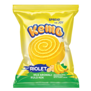 Muz Aromalı Rulo Kek